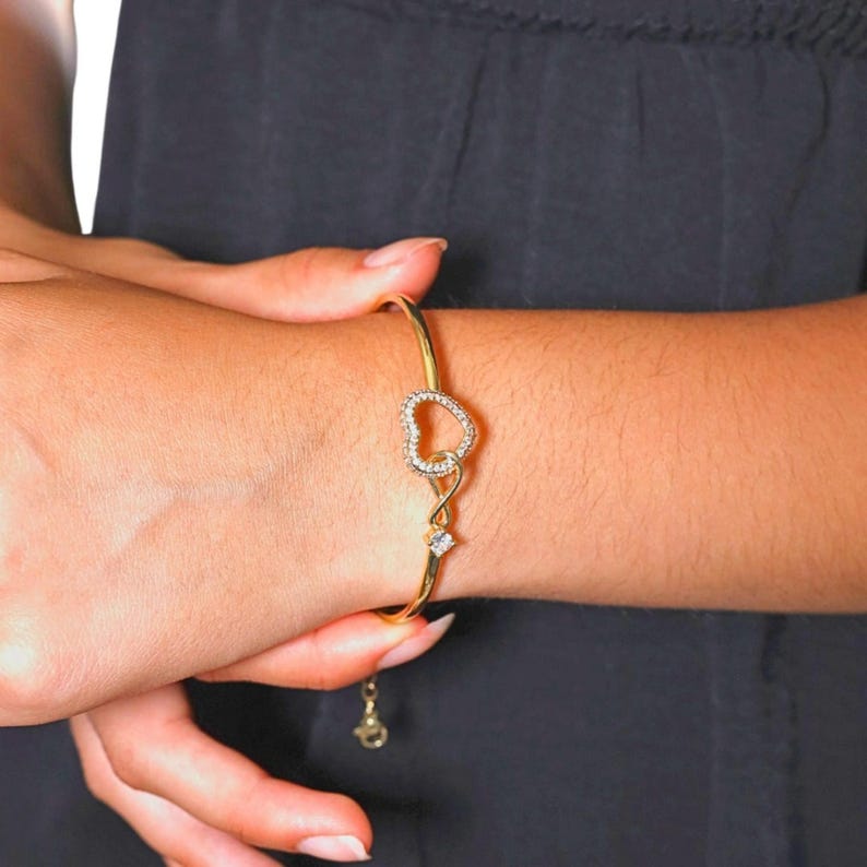 To My Granddaughter Forever Linked Bracelet