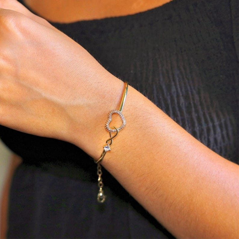 To My Granddaughter Forever Linked Bracelet