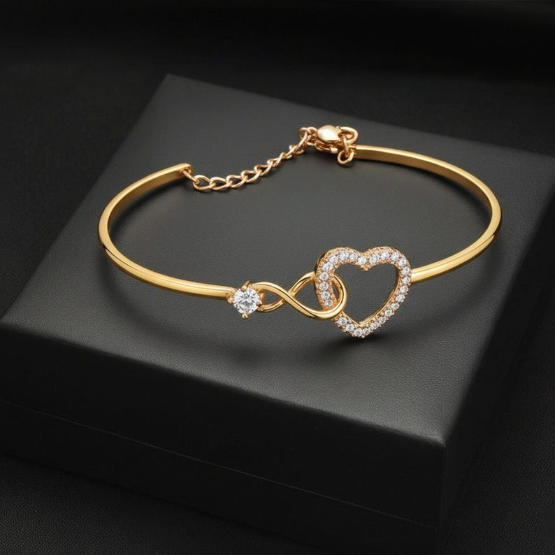 To My Granddaughter Forever Linked Bracelet