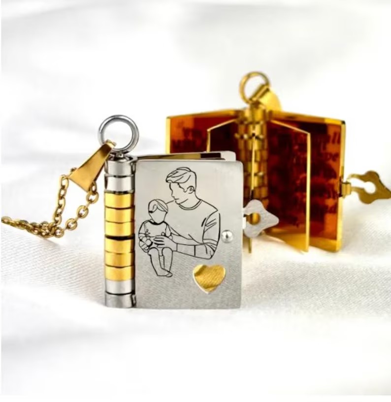 For Grandson - The Most Beautiful Chapter Book Necklace