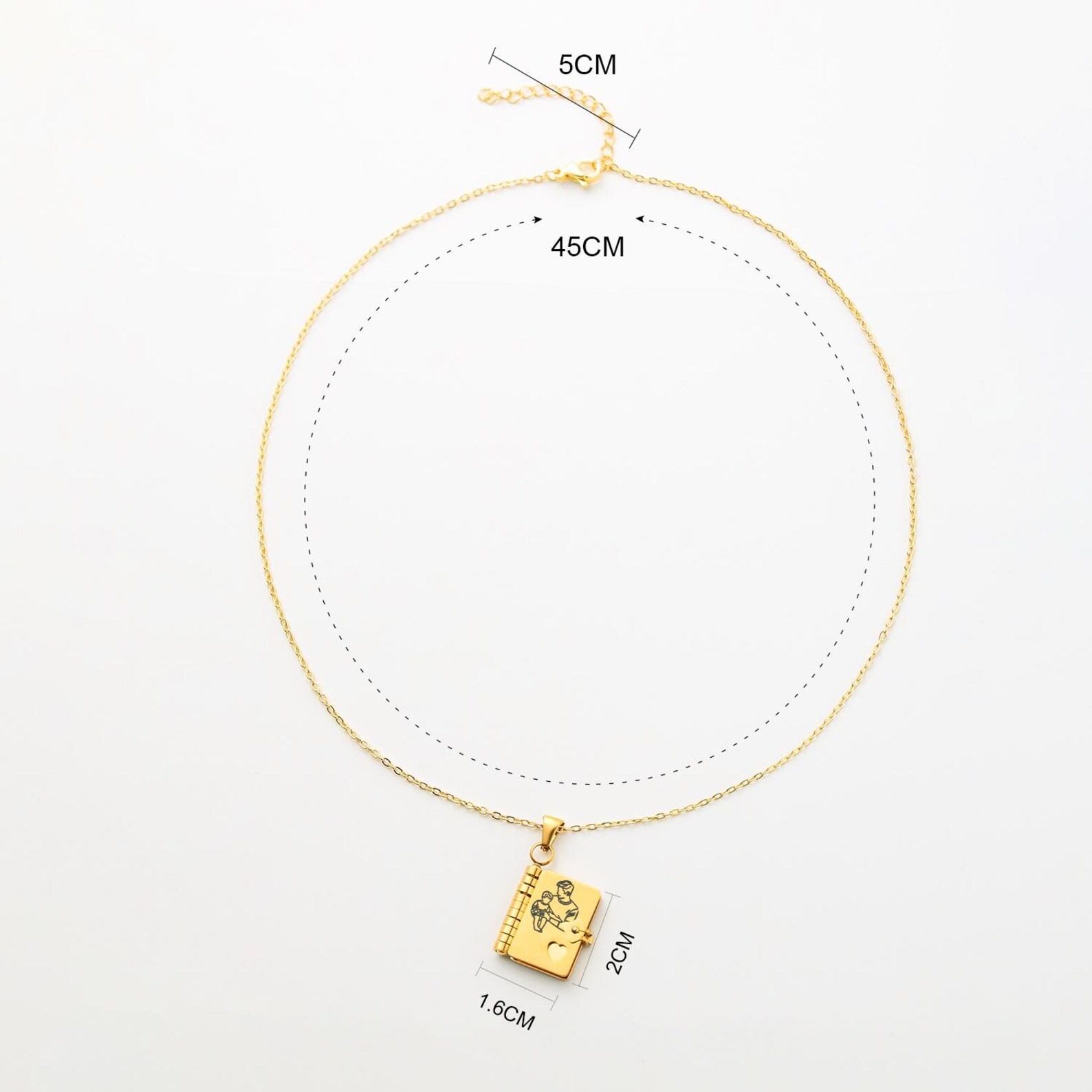 For Grandson - The Most Beautiful Chapter Book Necklace