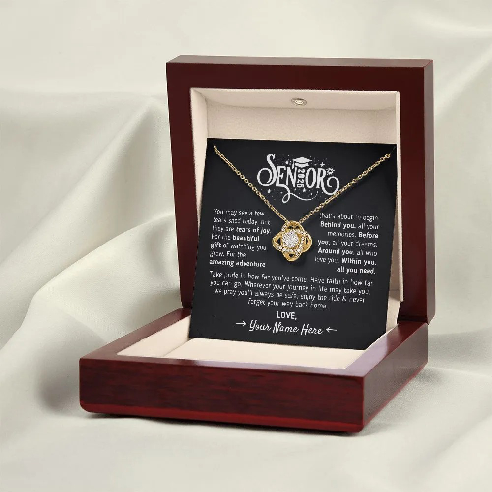 Custom Gift for Graduation "The Beautiful Gift of Watching You Grow" Necklace