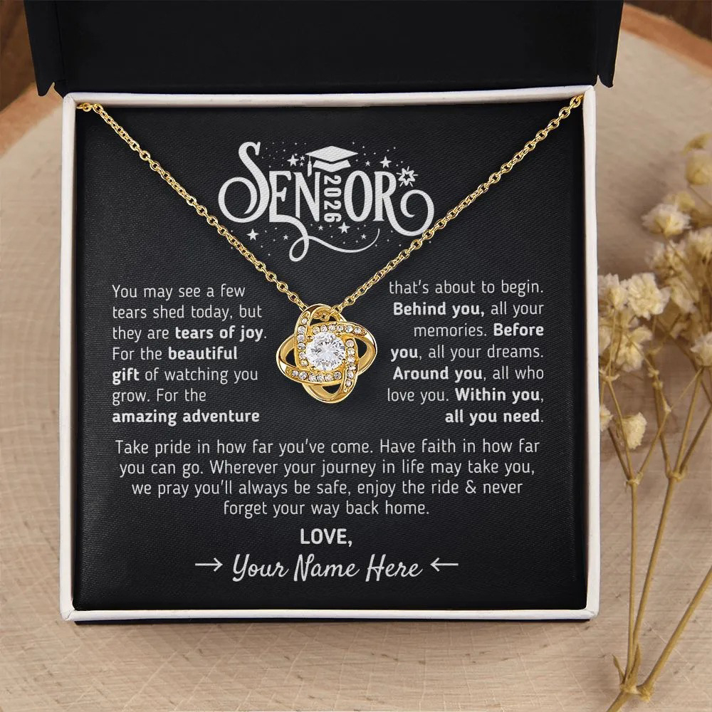 Custom Gift for Graduation "The Beautiful Gift of Watching You Grow" Necklace