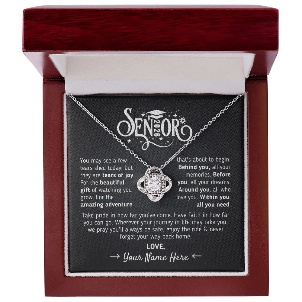 Custom Gift for Graduation "The Beautiful Gift of Watching You Grow" Necklace
