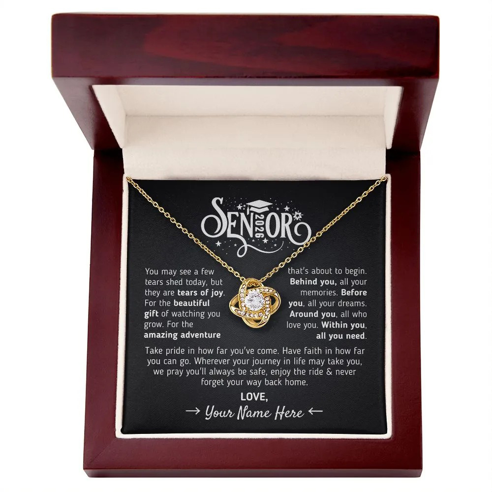 Custom Gift for Graduation "The Beautiful Gift of Watching You Grow" Necklace