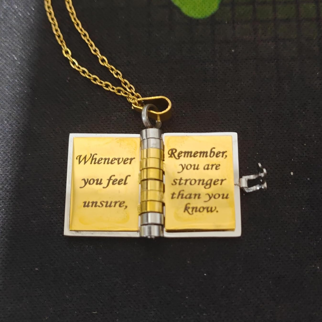 For Son - My Little Hero Book Necklace