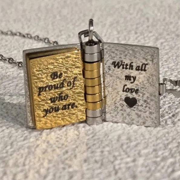 For Girl - My Incredible Girl Book Necklace 