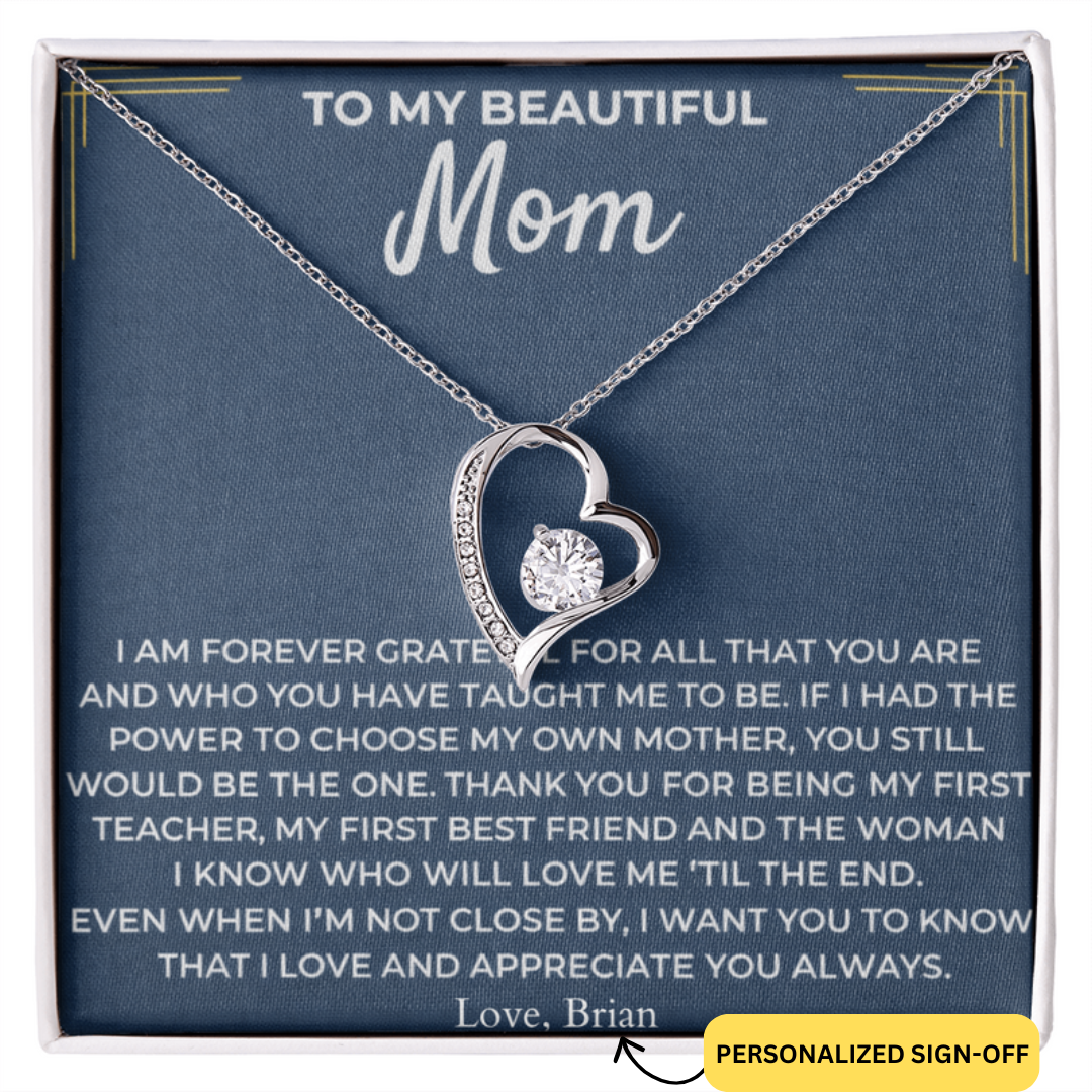 To My Mom - Forever Linked Hearts Gift Set