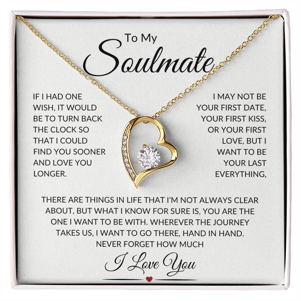 ALMOST SOLD OUT - Soulmate "Last Everything" | Forever Love Necklace