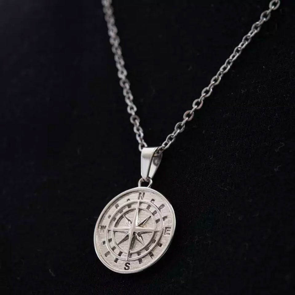 "To My Son" - Compass Pendant