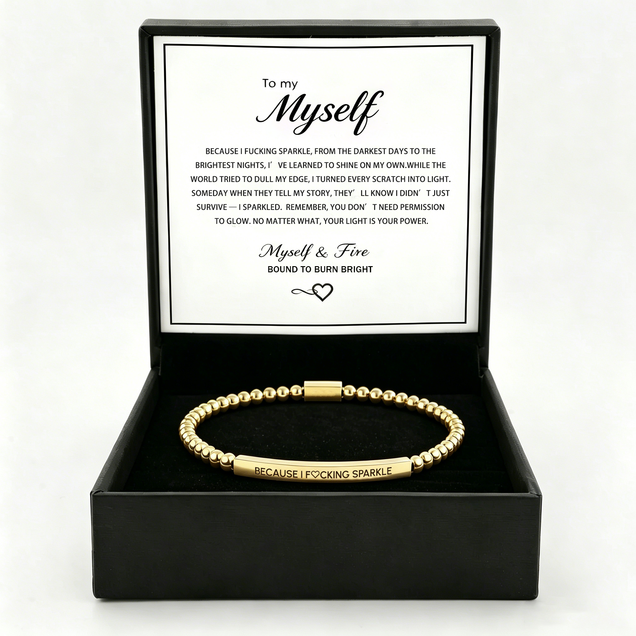 Because I F♡cking Sparkle Bracelet