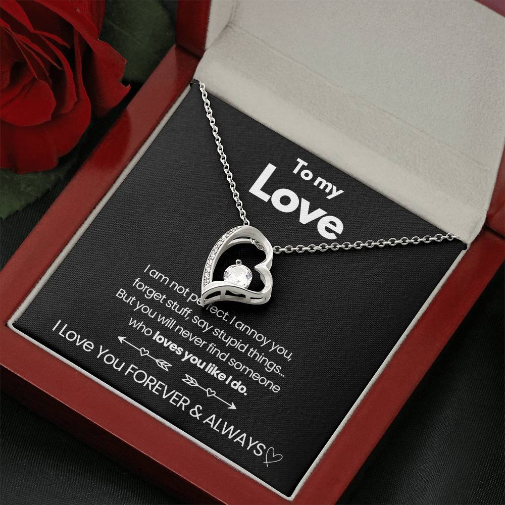 Heart Necklace - To My Love