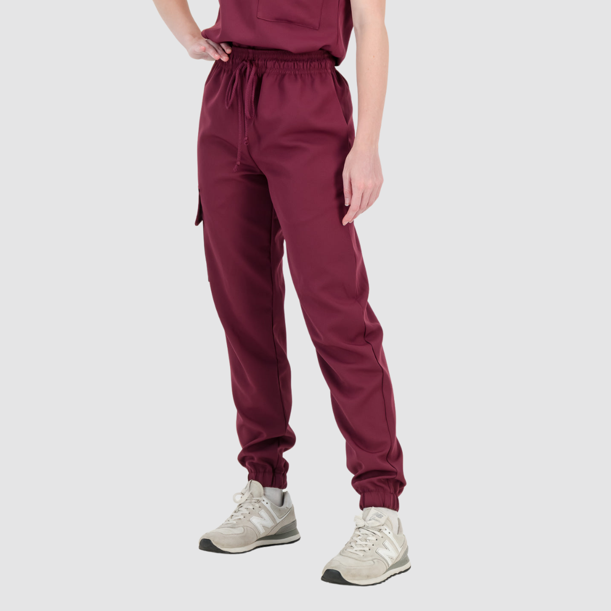 Casual and Comfortable Cuffed Scrub Pants For Nurse  