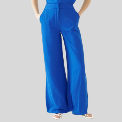 Fashionable and Simple Female Nurse Scrub Pants with Pockets