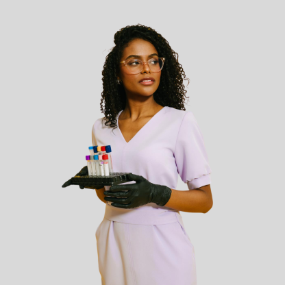Medical Fashion Bow Waist Scrub Dress