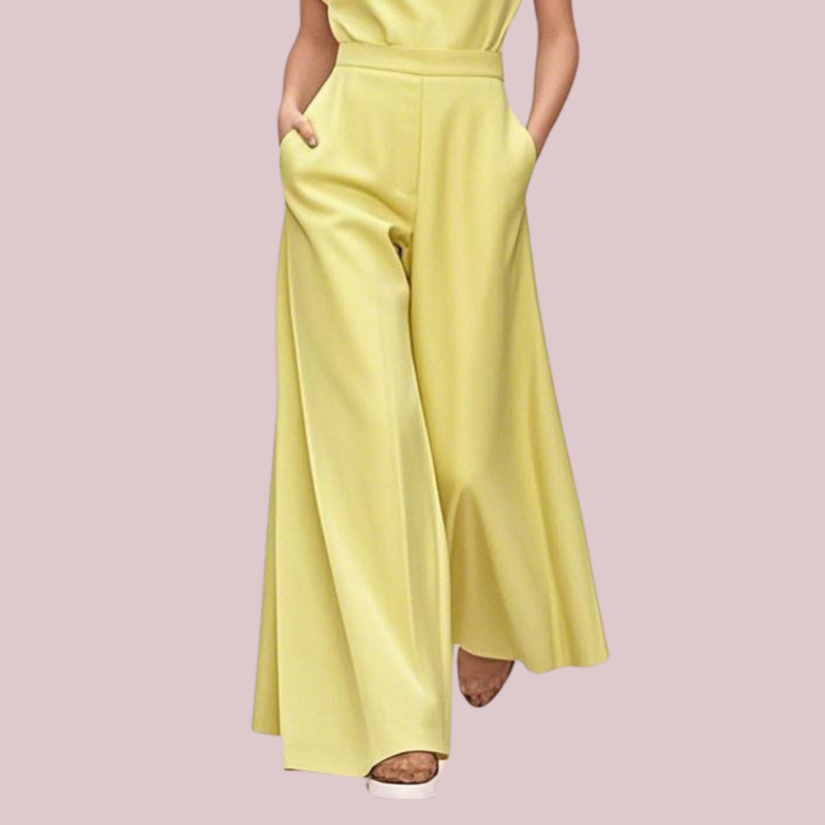 Women's Wide-Leg Flared Pants Fashionable Scrub Pants