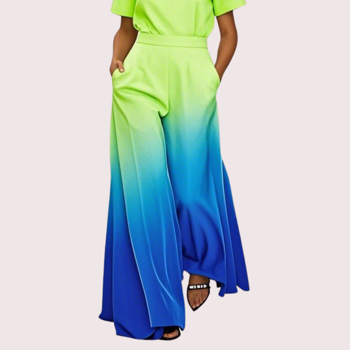Women's  Wide-leg  Professional and Fashionable Scrub Pants