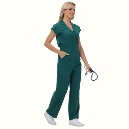 Women's Wide Leg Scrub Jumpsuit™
