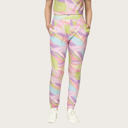 Women’s Leaves Jogger Scrub Pants