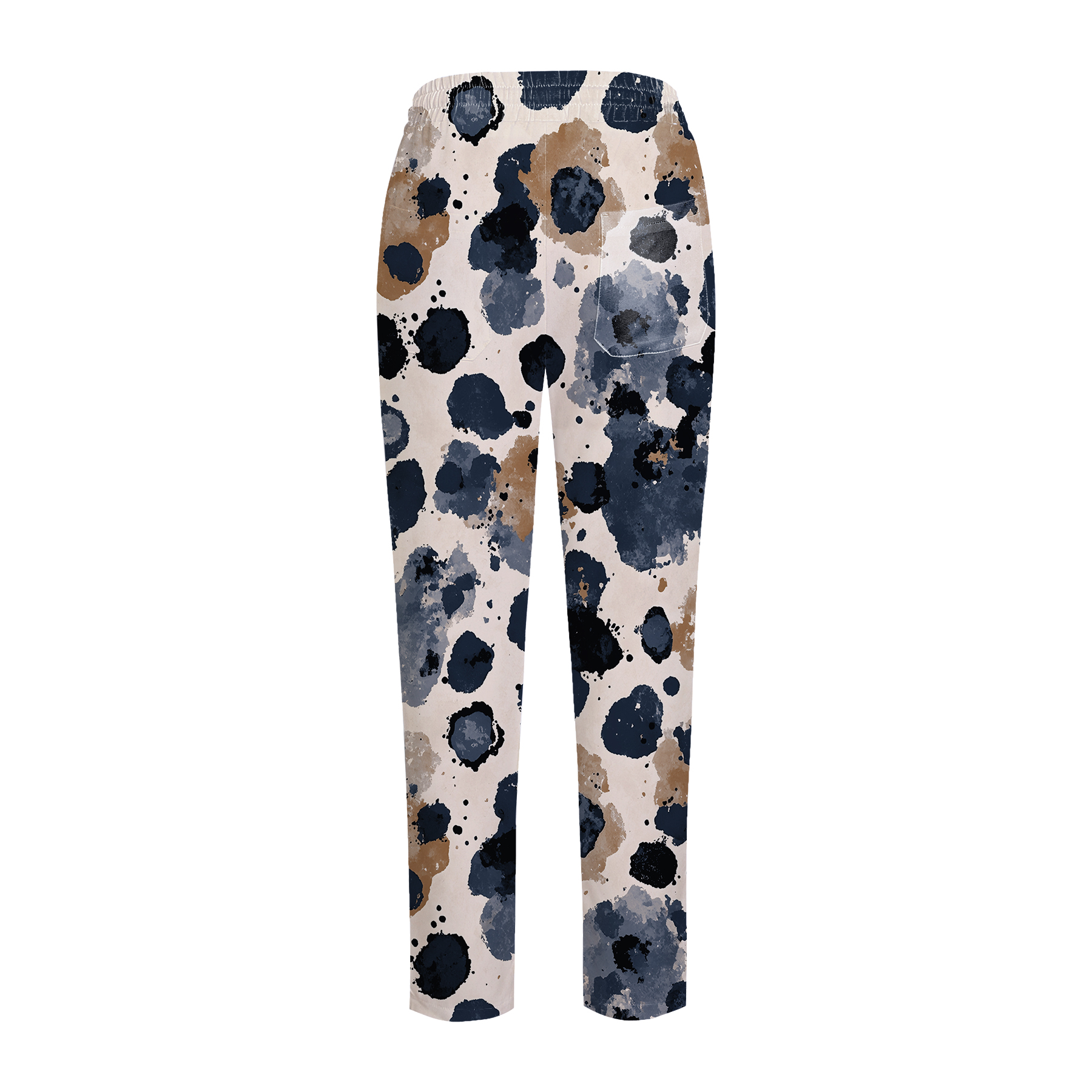 Women's Plus Size Dark Leopard Print Scrub Pants