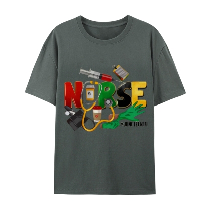 Juneteenth Nurse Shirt