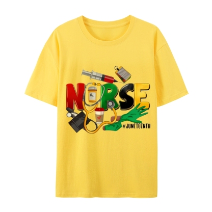 Juneteenth Nurse Shirt