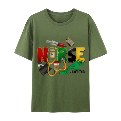 Juneteenth Nurse Shirt