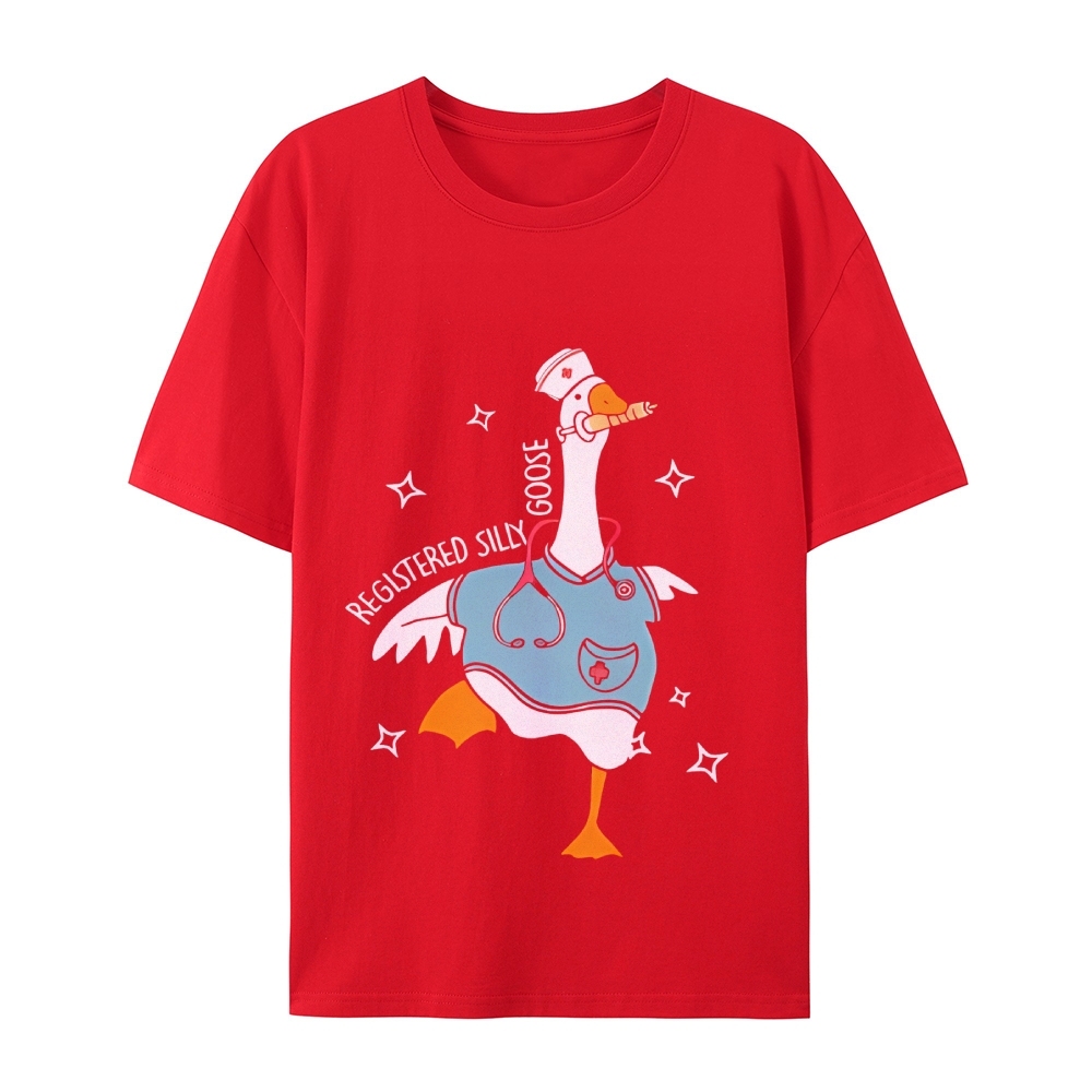 Silly Goose Trendy Shirt Nurse Gift