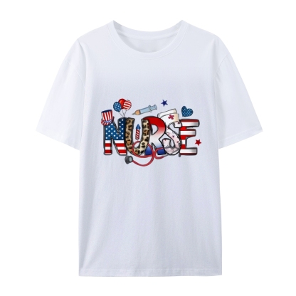 4th of July Nurse T-Shirt