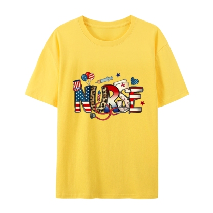 4th of July Nurse T-Shirt