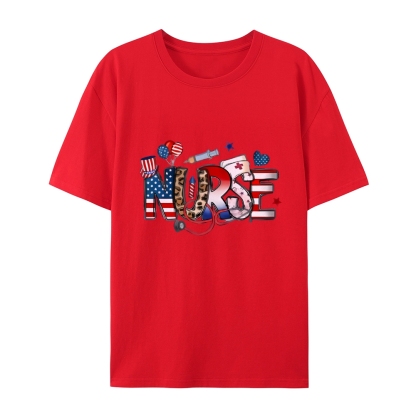 4th of July Nurse T-Shirt