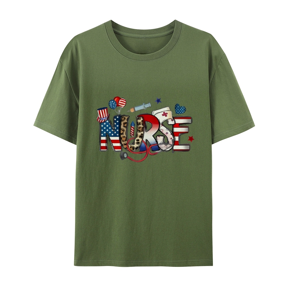 4th of July Nurse T-Shirt