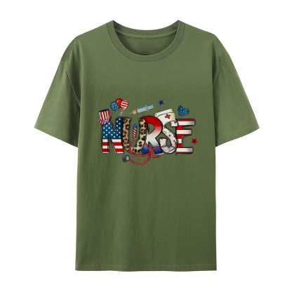 4th of July Nurse T-Shirt