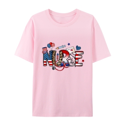 4th of July Nurse T-Shirt