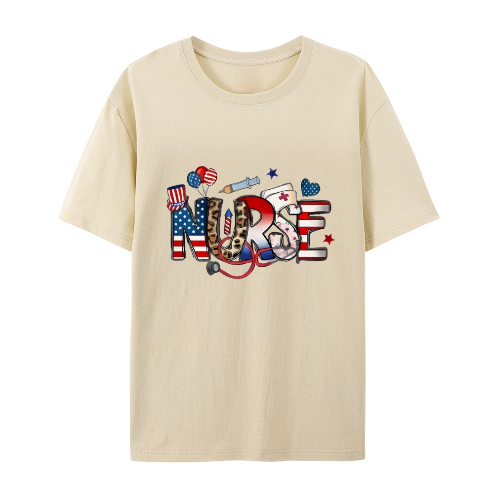 4th of July Nurse T-Shirt