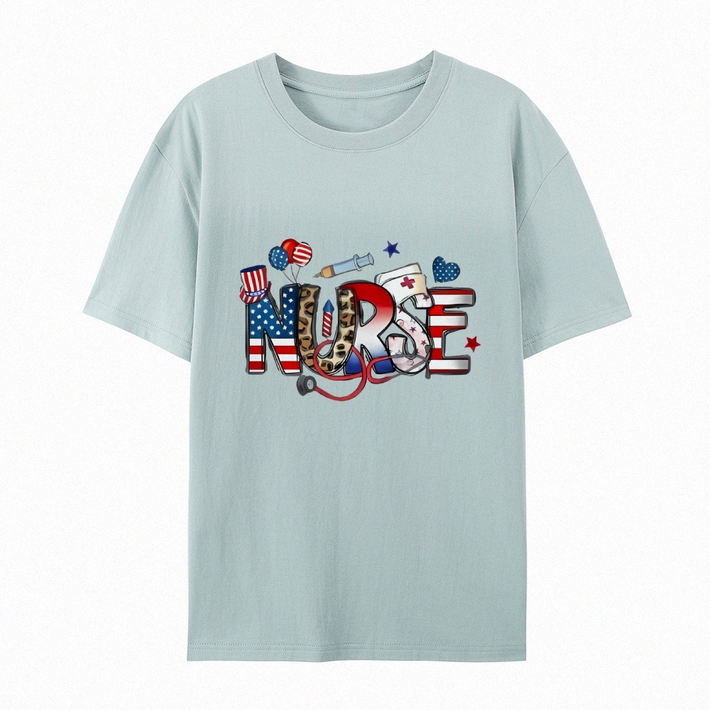 4th of July Nurse T-Shirt