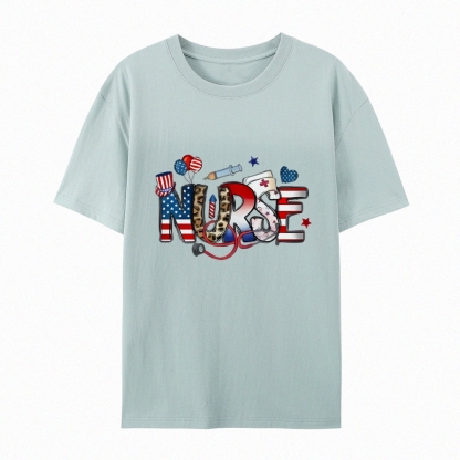 4th of July Nurse T-Shirt