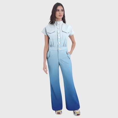 Women's Nurse Professional Fashion Scrub Jumpsuit