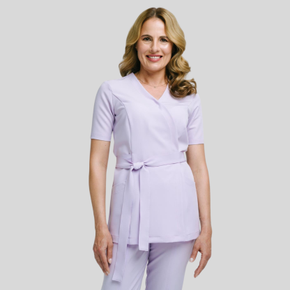 Stylish Waist Adjustable Scrub Top