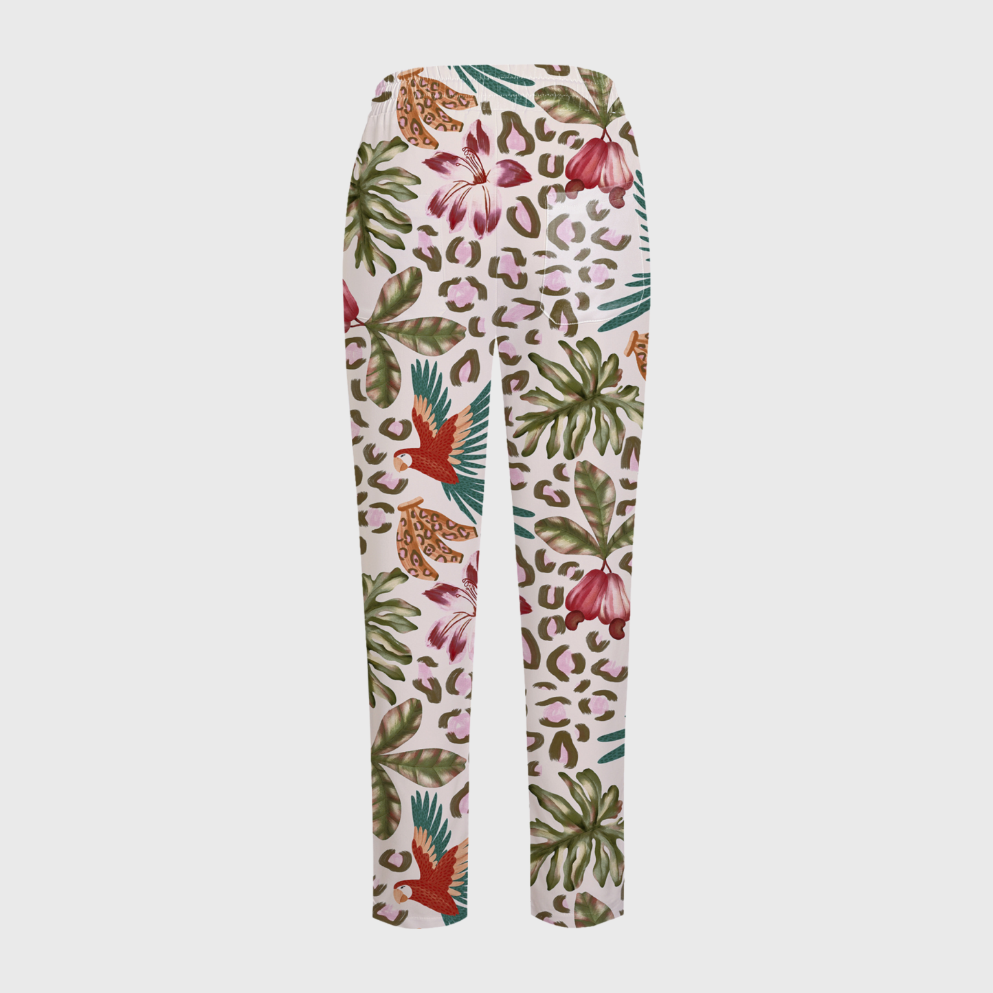 Women's Tropical Jungle Printed Scrub Set PT05