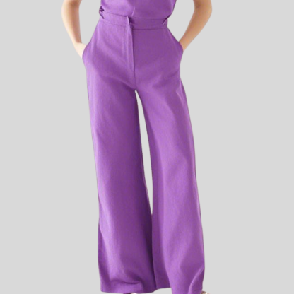 Fashionable and Simple Female Nurse Scrub Pants with Pockets