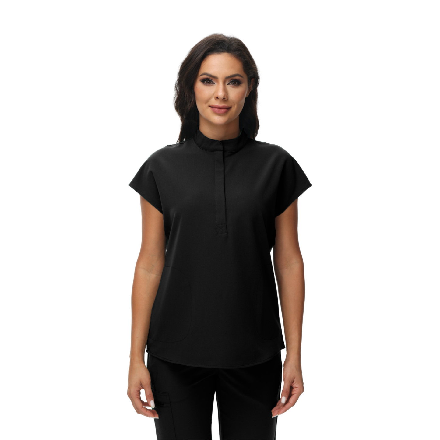 Alice Mandarin Collar Scrub Top (Clearance)