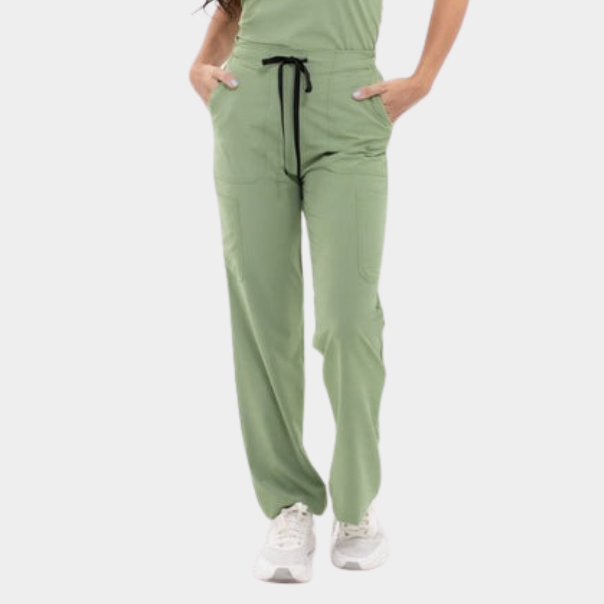 Women's Casual Drawstring Straight Scrub Pants™
