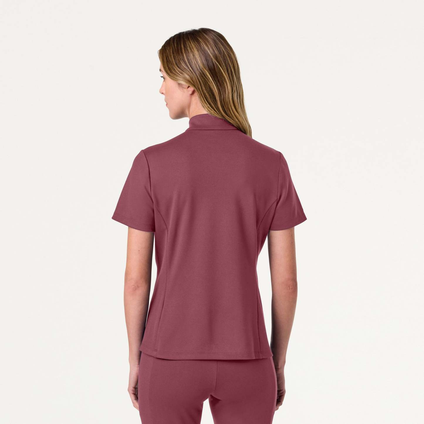 Women’s Slim Half-Zip Soft Scrub Set JA02