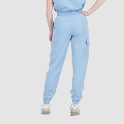 Casual and Comfortable Cuffed Scrub Pants For Nurse  