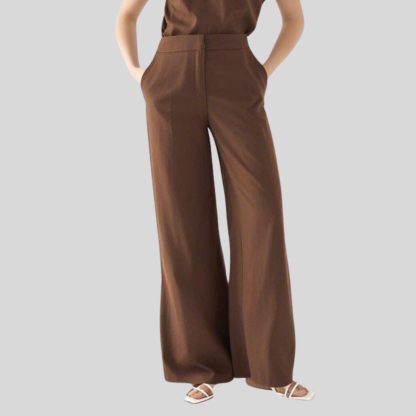 Fashionable and Simple Female Nurse Scrub Pants with Pockets