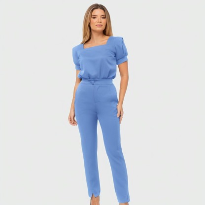 Women's Modern Elastic Waistband Tie Scrub Pant™