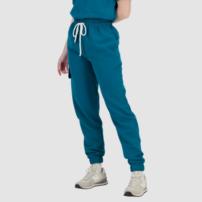 Casual and Comfortable Cuffed Scrub Pants For Nurse  