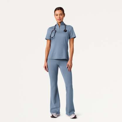 Women’s Slim Half-Zip Soft Scrub Set JA02