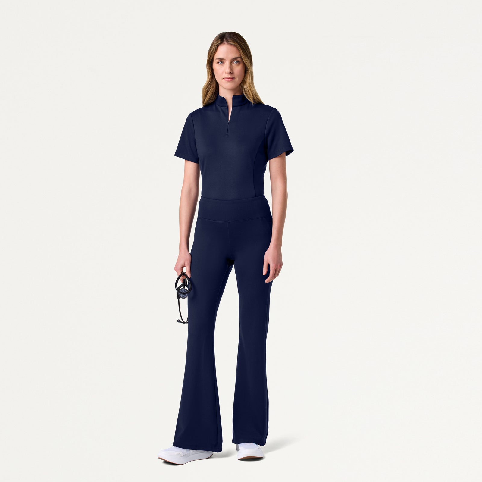 Women’s Slim Half-Zip Soft Scrub Set JA02